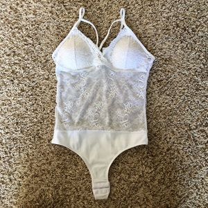 White Lace Bodysuit